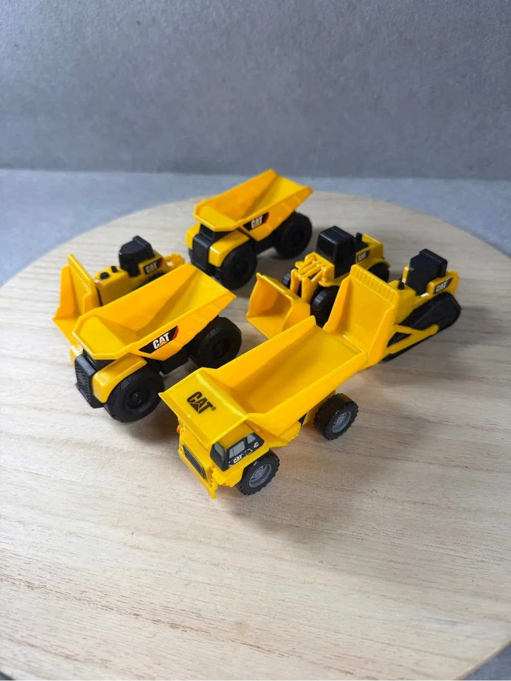 CAT Mini Machines Construction Toy Lot 6 Pack Dump Truck Bulldozer Wheel Loader